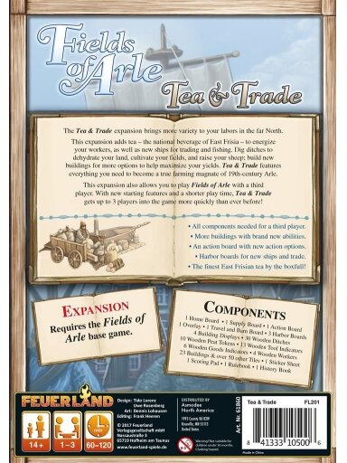 Fields of Arle: Tea & Trade (2017) Stalo žaidimo papildymas