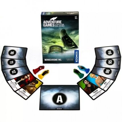 Adventure Games: Monochrome Inc. (2019) Board Game 1 Adventure Games: Monochrome Inc. (2019) Board Game 1