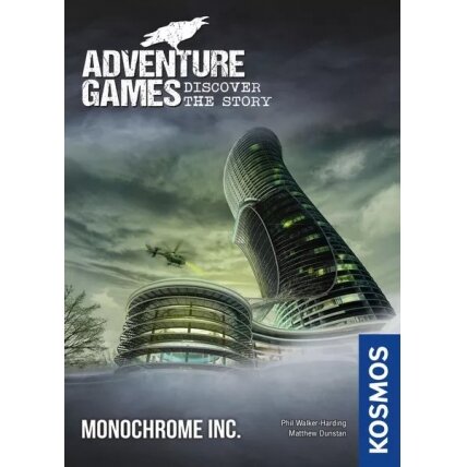 Adventure Games: Monochrome Inc. (2019) Board Game Adventure Games: Monochrome Inc. (2019) Board Game