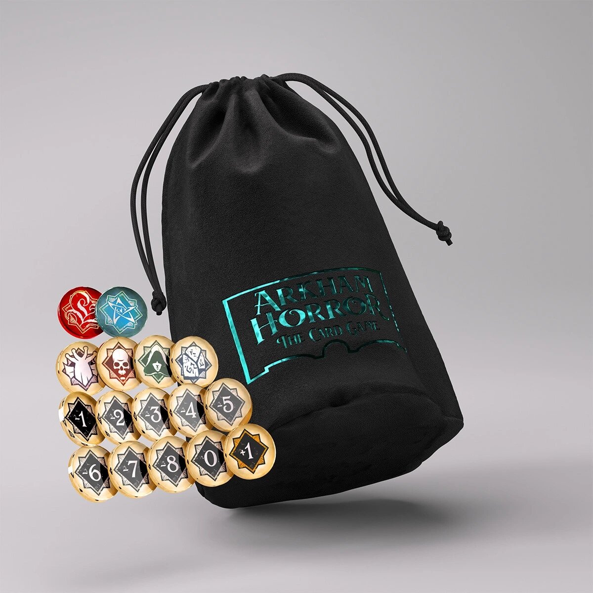Arkham Horror: Chaos Tokens + Token Bag Arkham Horror: Chaos Tokens + Token Bag
