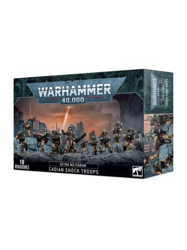 Astra Militarum: Cadian Shock Troops Astra Militarum: Cadian Shock Troops