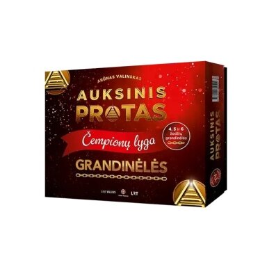 Auksinis Protas: Grandinėlės - Čempionų Lyga Stalo Žaidimas