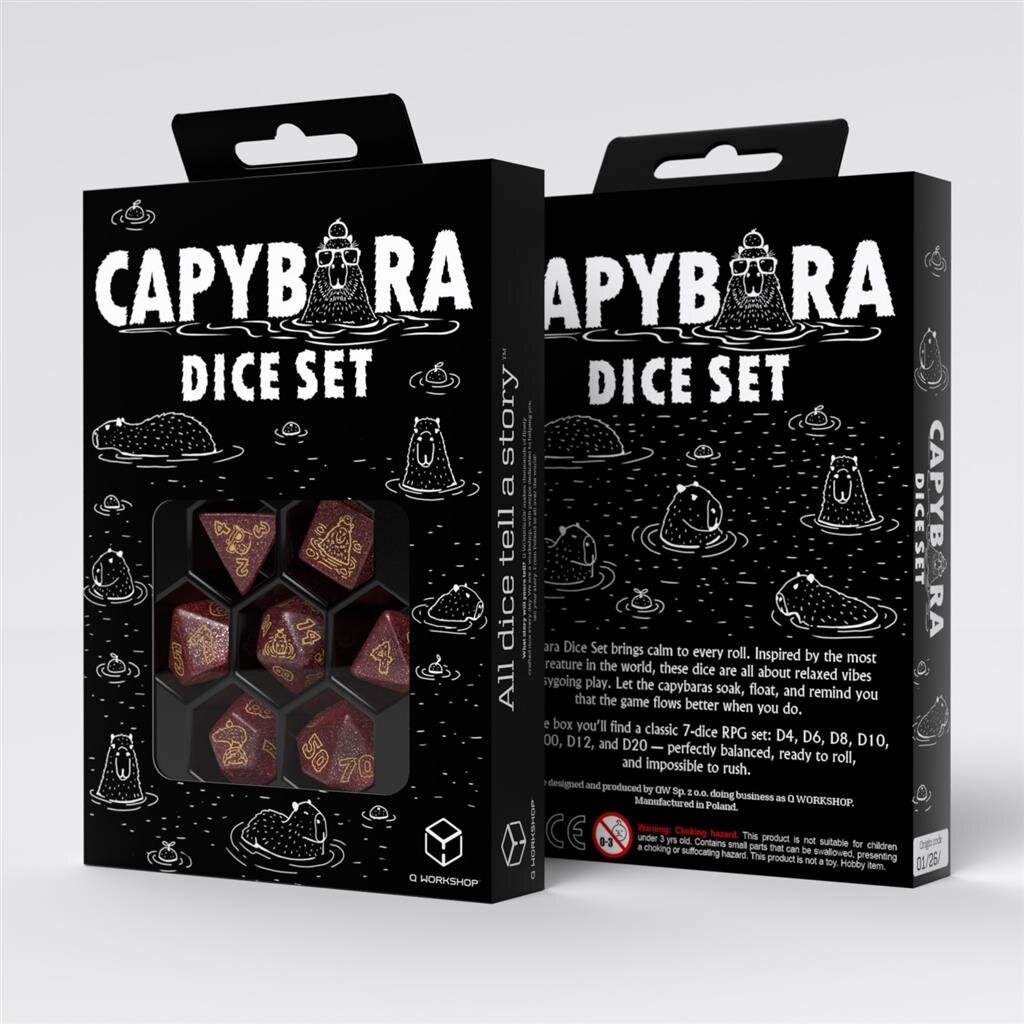 Capybara Dice Set: Chillo Capybara Dice Set: Chillo