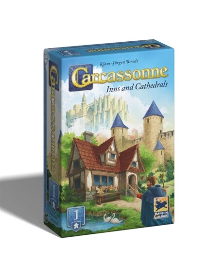 Carcassonne exp 1: Inns & Cathedrals (2025) LT stalo žaidimo papildymas Carcassonne exp 1: Inns & Cathedrals (2025) LT stalo žaidimo papildymas