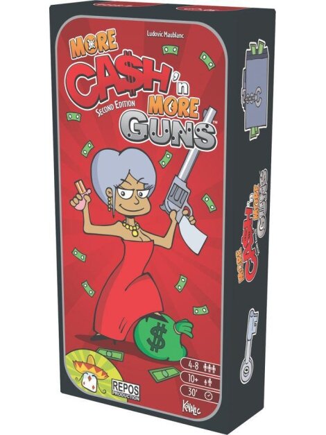 Cash 'n Guns More Cash & More Guns žaidimo papildymas Cash 'n Guns More Cash & More Guns žaidimo papildymas