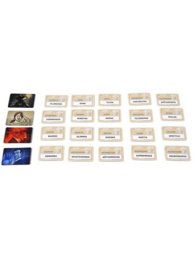 Codenames LT stalo žaidimas