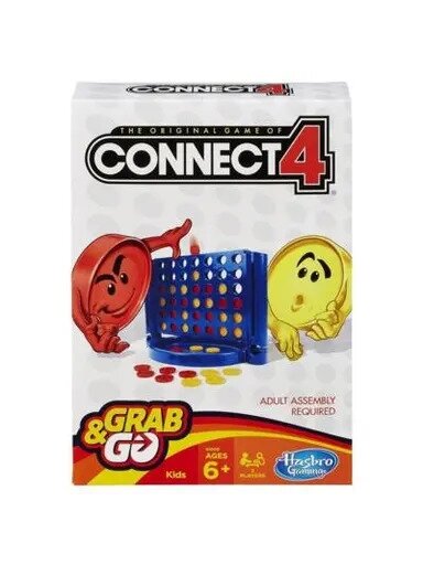 Connect 4 Grab & Go stalo žaidimas Connect 4 Grab & Go stalo žaidimas
