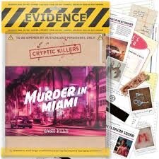 Cryptic Killers Murder in Miami Board Game Cryptic Killers Murder in Miami Board Game
