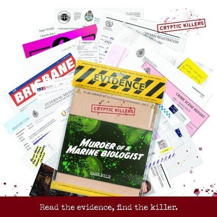 Cryptic Killers Murder of a Marine Biologist - EN - Board game Cryptic Killers Murder of a Marine Biologist - EN - Board game