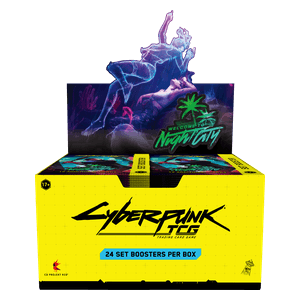 Cyberpunk TCG Welcome to Night City Retail Booster Display (24 Packs)