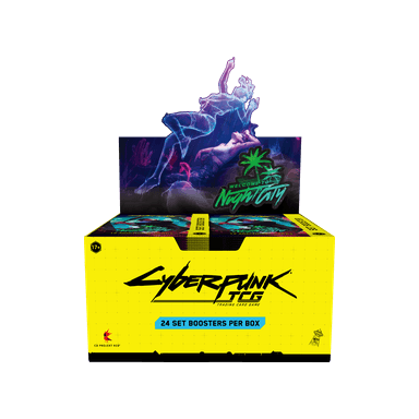 Cyberpunk TCG Welcome to Night City Retail Booster Display (24 Packs)
