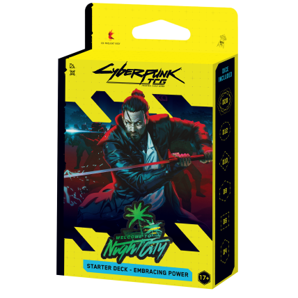 Cyberpunk TCG - Welcome to Night City Starter Deck - Embracing Power Cyberpunk TCG - Welcome to Night City Starter Deck - Embracing Power