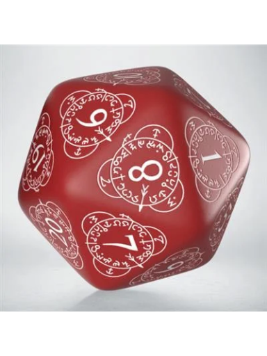 D20 Level Counter Red & white Die (Kauliukas) D20 Level Counter Red & white Die (Kauliukas)
