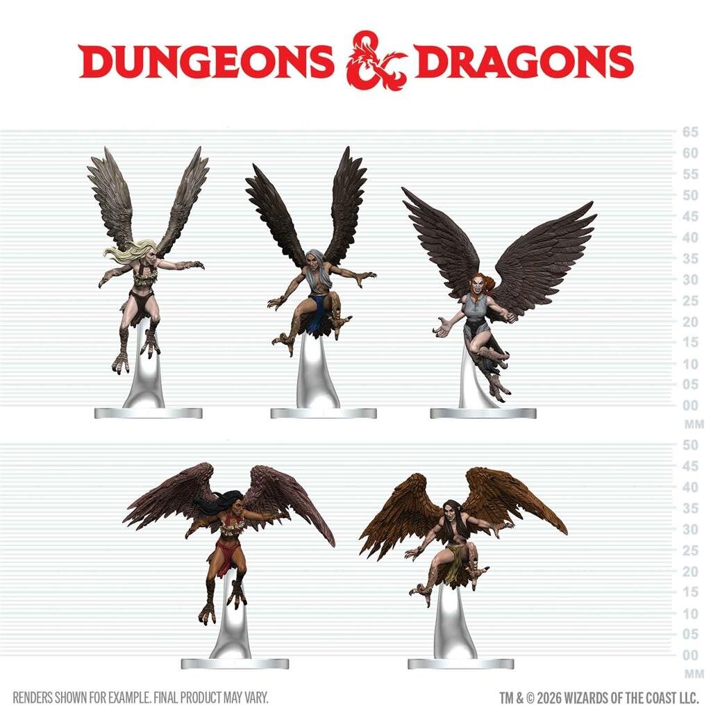 D&D Icons of the Realms: Harpy Flock D&D Icons of the Realms: Harpy Flock