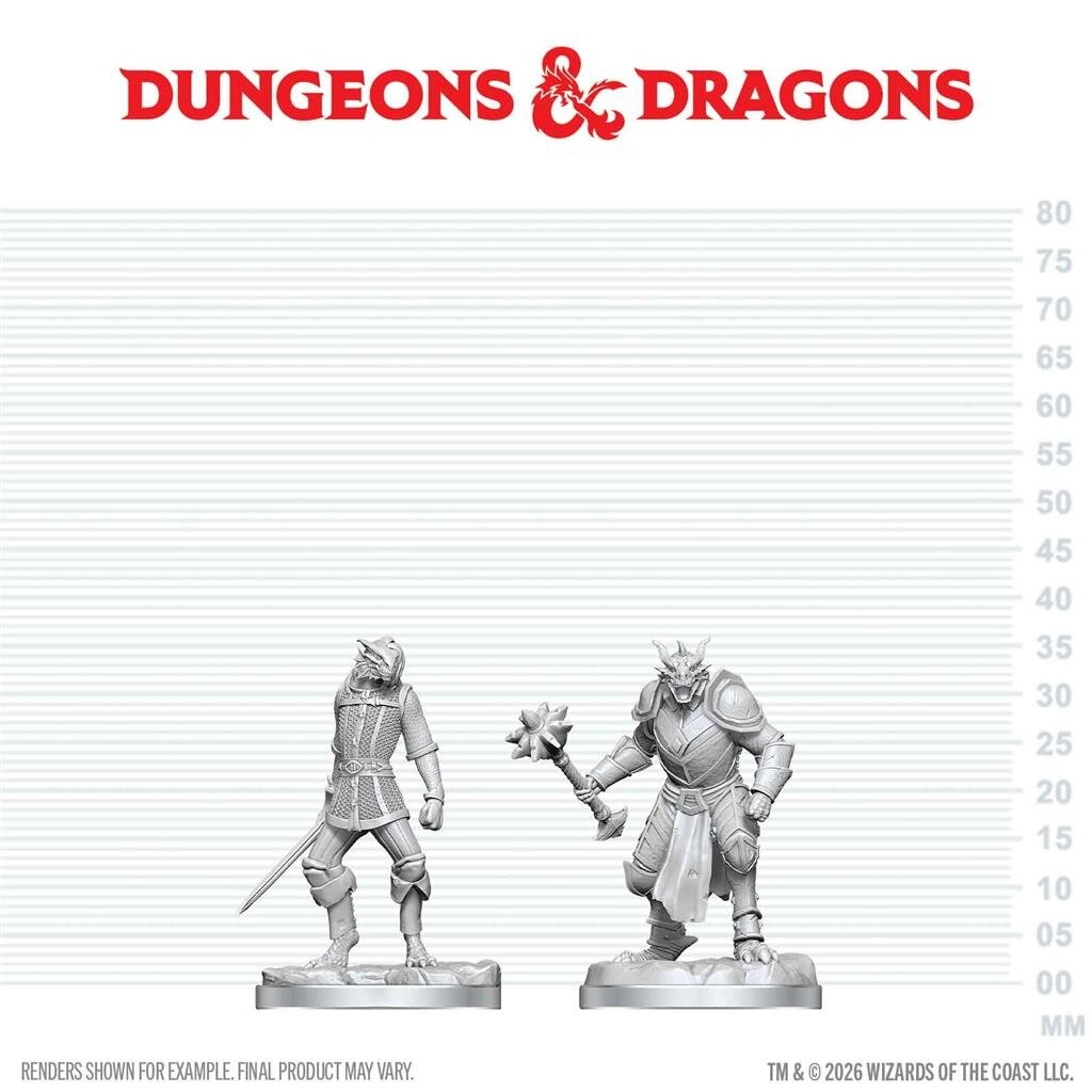 D&D Nolzur's Marvelous Miniatures: Dragonborn Paladin & Dragonborn Squire D&D Nolzur's Marvelous Miniatures: Dragonborn Paladin & Dragonborn Squire