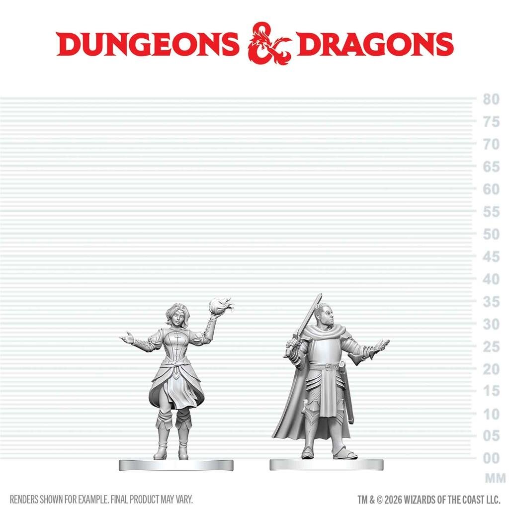 D&D Nolzur's Marvelous Miniatures: Knight & Mage Apprentice D&D Nolzur's Marvelous Miniatures: Knight & Mage Apprentice