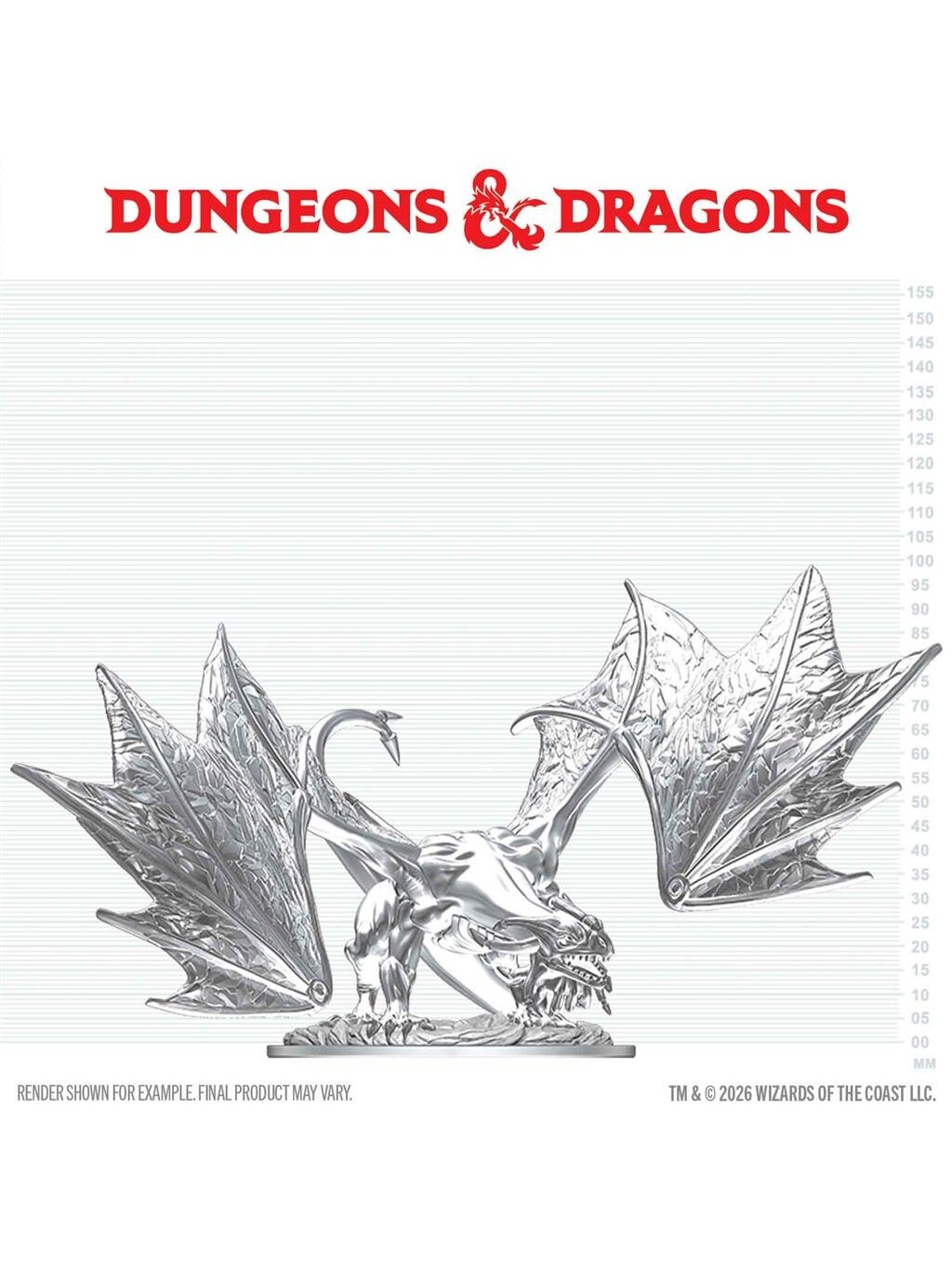 D&D Nolzur's Marvelous Miniatures: Young Sapphire Dragon miniatūra