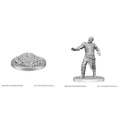 D&D Nolzur's Marvelous Miniatures: Swarm of Rot Grubs & Rot Grub Victim D&D Nolzur's Marvelous Miniatures: Swarm of Rot Grubs & Rot Grub Victim