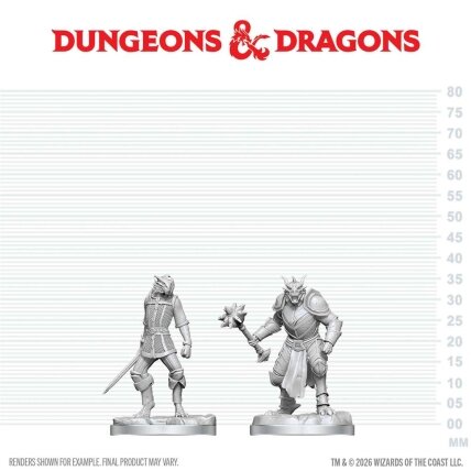 D&D Nolzur's Marvelous Miniatures: Dragonborn Paladin & Dragonborn Squire D&D Nolzur's Marvelous Miniatures: Dragonborn Paladin & Dragonborn Squire