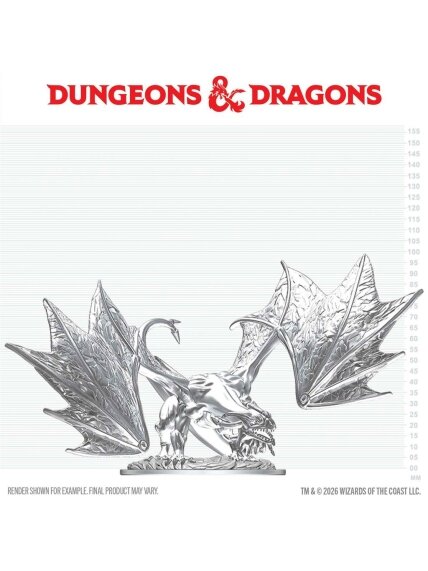 D&D Nolzur's Marvelous Miniatures: Young Sapphire Dragon miniatūra D&D Nolzur's Marvelous Miniatures: Young Sapphire Dragon miniatūra