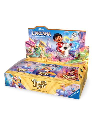 Disney Lorcana: Hyperia City Booster Display (24 Pakuotės)