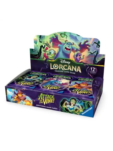 Disney Lorcana: Attack of the Vine! Booster Display (24 Packs) - EN Disney Lorcana: Attack of the Vine! Booster Display (24 Packs) - EN