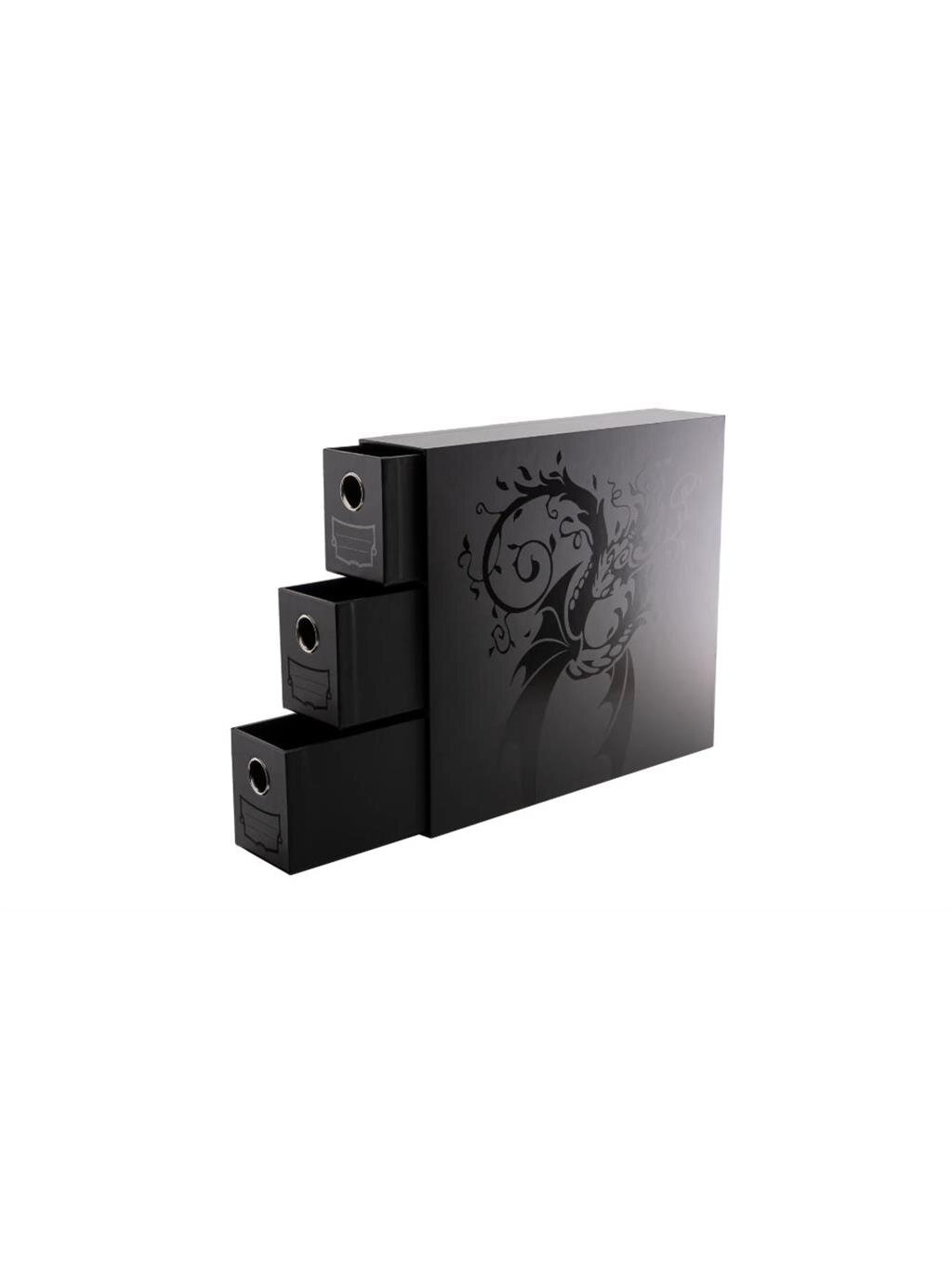 Dragon Shield Storage - Card Drawers Fortress - Vertical - 3 XL - Black stalčius Dragon Shield Storage - Card Drawers Fortress - Vertical - 3 XL - Black stalčius