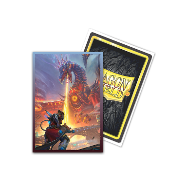 Dragon Shield Brushed Art Japanese size Sleeves - Bolt Reaper (60 Sleeves)