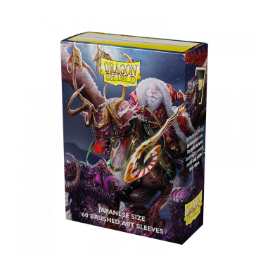 Dragon Shield Brushed Art Japanese size Sleeves - Christmas 2022 (60 Sleeves)