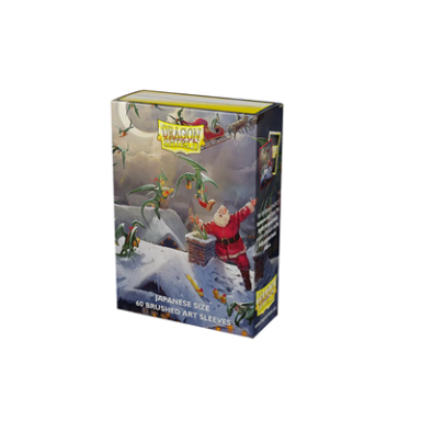 Dragon Shield Brushed Art Japanese size Sleeves - Christmas 2023 (60 Sleeves)