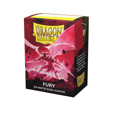Dragon Shield Dual Matte Sleeves - Fury 'Alaric, Crimson King' (100 Sleeves)