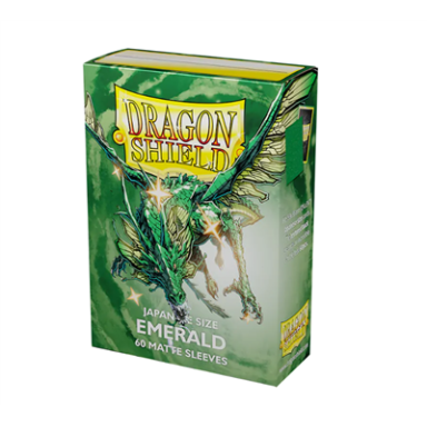 Dragon Shield Japanese size Matte Sleeves - Emerald (60 Sleeves)