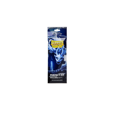 Dragon Shield Japanese Size Perfect Fit Sealable Inner Sleeves - Clear Yama (100 Sleeves)