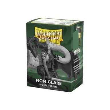 Dragon Shield Matte Non-Glare Sleeves - Forest Green (100 Sleeves)