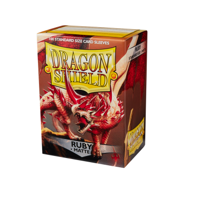 Dragon Shield Matte Sleeves - Ruby (100 Sleeves)