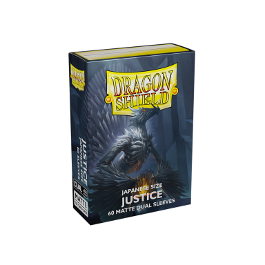 Dragon Shield Sleeves - Japanese size - Matte Dual - Justice (60 Sleeves)