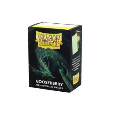 Dragon Shield Sleeves - Standard size - Matte Dual - Gooseberry (100 Sleeves)