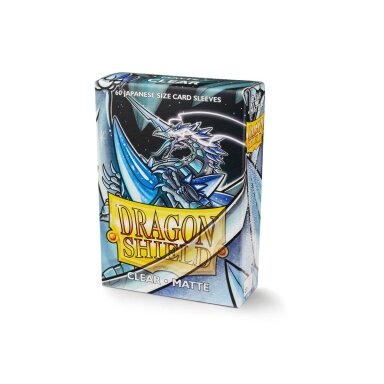 Dragon Shield Small Sleeves - Japanese Matte Clear (60 sleeves)