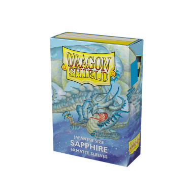 Dragon Shield Small Sleeves - Japanese Matte Sapphire (60 Sleeves)