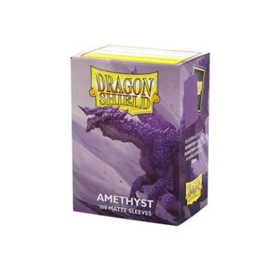 Dragon Shield Standard Matte Sleeves – Amethyst (100 Sleeves)