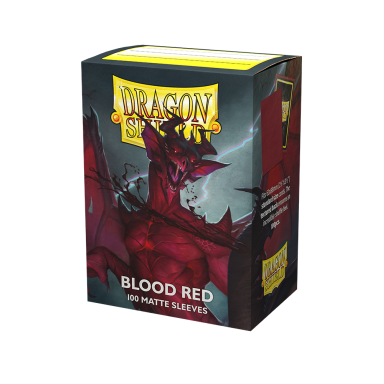 Dragon Shield Standard Matte Sleeves - Blood Red 'Simurag' (100 Sleeves)
