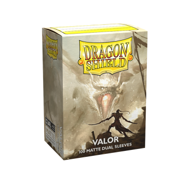 Dragon Shield Standard size Matte Dual Sleeves - Valor (100 Sleeves)