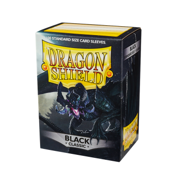 Dragon Shield Standard Sleeves - Black (100 Sleeves)