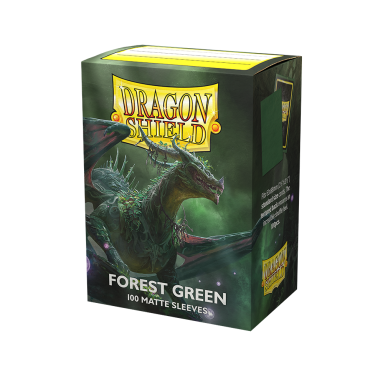 Dragon Shield Standard Sleeves - Matte Forest Green (100 Sleeves)