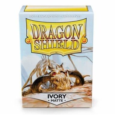 Dragon Shield Standard Sleeves - Matte Ivory (100 sleeves)