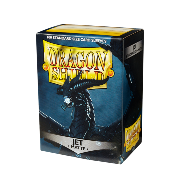 Dragon Shield Standard Sleeves - Matte Jet (100 Sleeves)