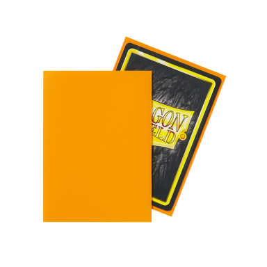 Dragon Shield Standard Sleeves - Matte Orange (100 Sleeves)