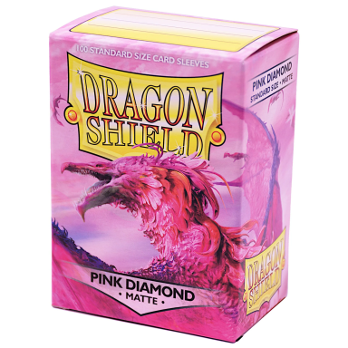 Dragon Shield Standard Sleeves - Pink Diamond (100 Sleeves)