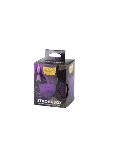 Dragon Shield Strongbox Box - Clear Purple Dragon Shield Strongbox Box - Clear Purple