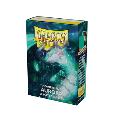 Dragon Shield Sleeves - Matte Japanese size - Aurora (60 Sleeves) Dragon Shield Sleeves - Matte Japanese size - Aurora (60 Sleeves)